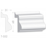 Тяга, молдинг з гіпсу т-552