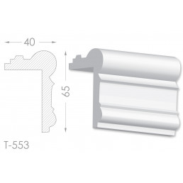 Тяга, молдинг из гипса т-553