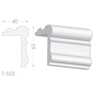 Тяга, молдинг из гипса т-553