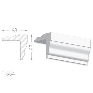 Тяга, молдинг из гипса т-554