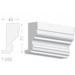 Тяга, молдинг з гіпсу т-555