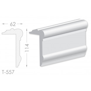Тяга, молдинг з гіпсу т-557