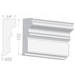 Тяга, молдинг з гіпсу т-685 а