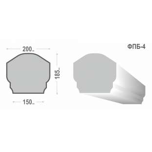 Перила балюстради ФПБ-4