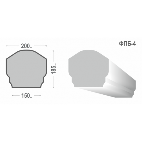 Перила балюстради ФПБ-4