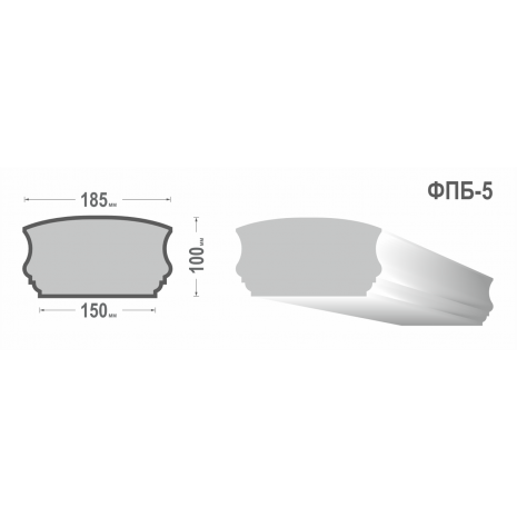 Перила балюстради ФПБ-5