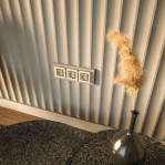 3D панель "Flute1" 250*20 мм.