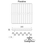 3D панель "Paraline" 250*20 мм.