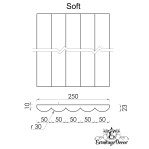 3D панель "Soft" 250*20 мм.