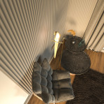 3D панель "Flute 2" 250*20 мм.