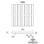 3D панель "Hills" 250*20 мм.