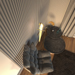 3D панель "Hills" 250*20 мм.