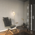 3D панель Arabica 403х237 мм.