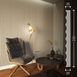 3D панель "Dublix"  250х20 мм.