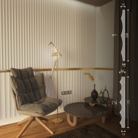 3D панель "Ego"  250х20 мм.