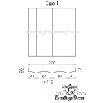 3D панель "Ego"  250х20 мм.