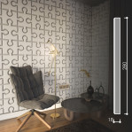 3D панель "ПАЗЛ" 528х300 мм