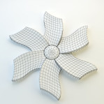 3D панель "Petal" 452х29 мм