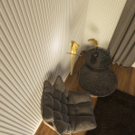 3D панель "Rails 3" 250*20 мм.