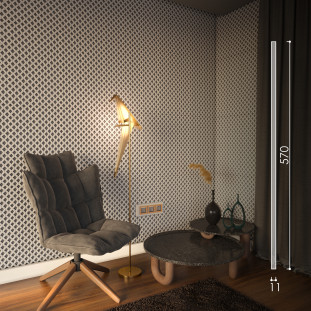 3D панель Решетка 570х520 мм. 