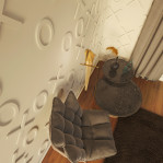 3D панелі "Хрестики-нулики" 300х300 мм