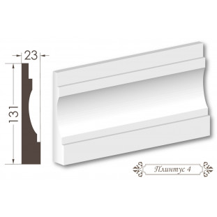 Плінтус з гіпсу 4