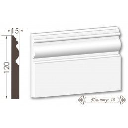 Плинтус из гипса 10 (Т-251)