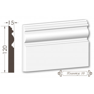 Плинтус из гипса 10 (Т-251)