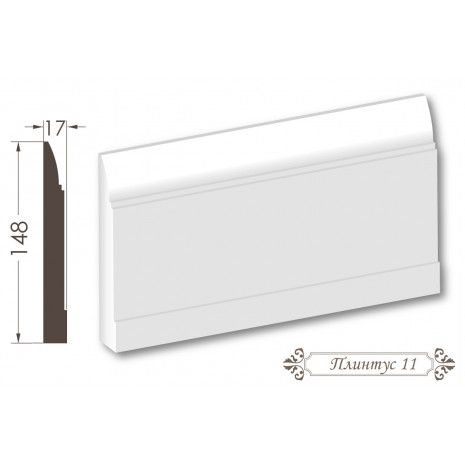Плінтус з гіпсу 11