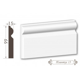 Плинтус из гипса 15