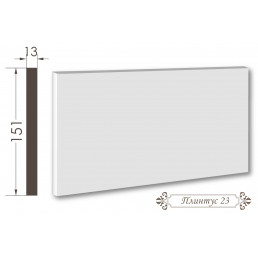 Плинтус из гипса 23