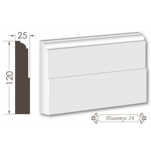 Плинтус из гипса 24