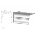 Тяга, молдинг з гіпсу т-25