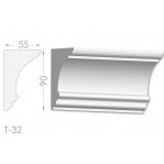 Тяга, молдинг з гіпсу