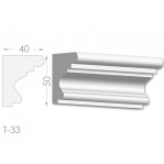 Тяга, молдинг з гіпсу т-33