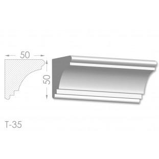 Тяга, молдинг из гипса т-35