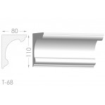 Тяга, молдинг з гіпсу т-68