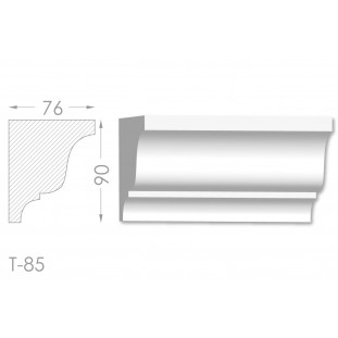 Тяга, молдинг из гипса т-85