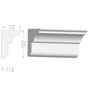 Тяга, молдинг з гіпсу т-112
