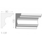 Тяга, молдинг з гіпсу т-139