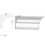 Тяга, молдинг з гіпсу т-160