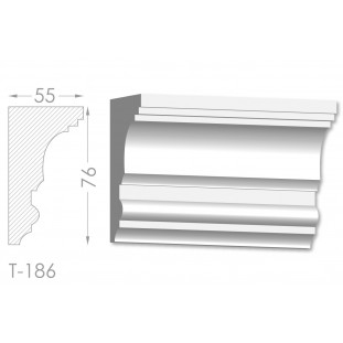 Тяга, молдинг из гипса т-186
