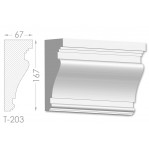 Тяга, молдинг из гипса т-203