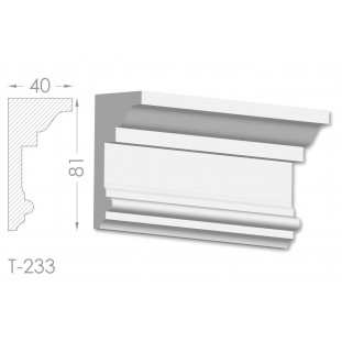 Тяга, молдинг из гипса т-233