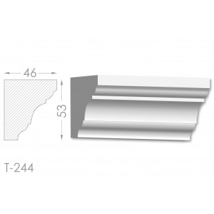 Тяга, молдинг з гіпсу т-244