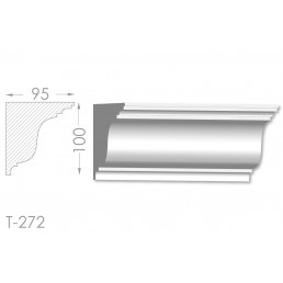 Тяга, молдинг из гипса т-272