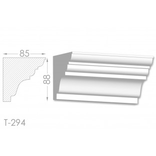 Тяга, молдинг з гіпсу т-294