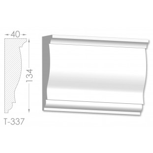 Тяга, молдинг з гіпсу т-337