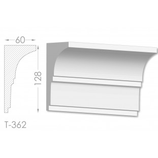 Тяга, молдинг из гипса т-362