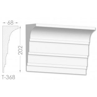 Тяга, молдинг из гипса т-368